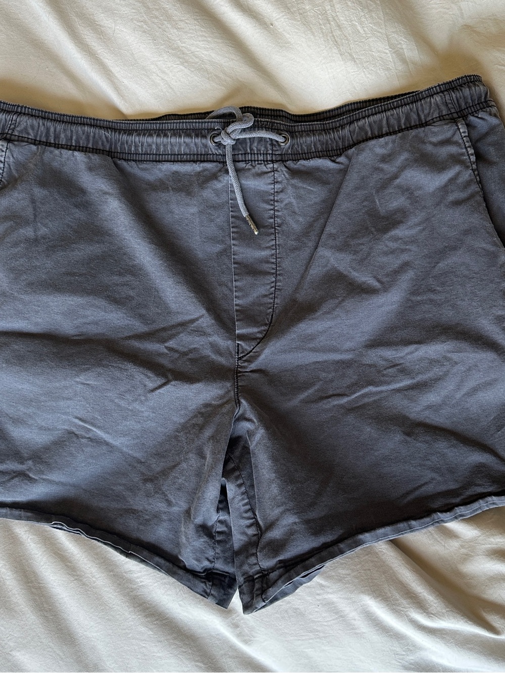 American Eagle Gray Flex Swim Trunks